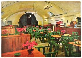 1972 A Fradi (FTC) Öregfiúk labdarúgócsapat tagjai által aláírt képeslap, Németországból Rudas Feren...