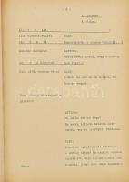 1971 Csontos Gábor: A 144. napon. Technikai forgatókönyv. Rendező: Horváth Ádám. Magyar Televízió - ...