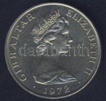 Gibraltár 1972. 25p "Ezüstlakodalom" T:2 kis ph