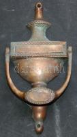 Régi bronz kopogtató 20cm-es magassággal / Old bronze hand door knocker with 20cm high