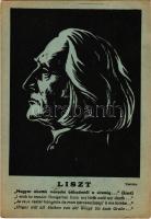 Liszt Ferenc "Magyar akarok maradni bölcsőmtől a síromig..." / Franz Liszt "I wish to remain Hungarian from my birth until my death..." s: Vasváry (fl)