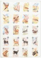 1950-1970 Külföldi gyufacímke gyűjtemény, kb. 1000 db, vegyes témában, albumba ragasztva