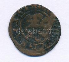 Franciaország ~XV-XVI. századi bronz érme (1,01g) T:F
France ~15th-16th century bronze coin (1,01g)...