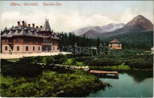 Tátra, Magas-Tátra, Vysoké Tatry; Csorba tó. Cattarino S. 1905. 204. / Csorber-See / Strbské pleso (fl)