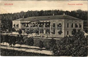 1912 Szliács, Sliac; Pannonia szálloda / hotel (EK)