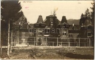 1917 Koritnyica, Korytnica; Hygiea gyógyház, fürdő szálloda, K.u.K. katonák / WWI K.u.K. military, soldiers, field hospital, villa, spa. photo + "Vöröskereszt kisegítő kórház Korytniczán" (EK)