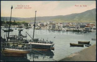 1911.III.12. Képeslap 5 db görög bélyeggel bérmentesítve Bécsbe küldve S.M.S. Erzherzog Ferdinand Ma...