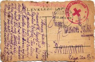 1918 Koritnyica, Korytnica; Hungária szálloda / hotel, spa + "Vöröskereszt kisegítő kórház Kory...