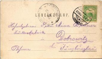 1900 Pöstyén, Pistyan, Piestany; Cs. és kir. katonai gyógyintézet. este / K.u.k. Militär Badehaus / ...