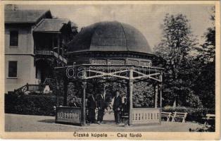 1930 Csíz, Csízfürdő, Kúpele Cíz; pavilon / pavilion, spa (EK)