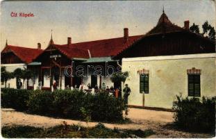 1923 Csíz, Csízfürdő, Kúpele Cíz; Hermin lak / villa, spa (szakadás / tear)