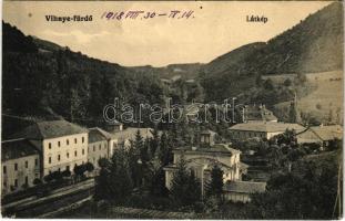 1918 Vihnye, Vihnyefürdő, Kúpele Vyhne; fürdő látkép. Grohmann kiadása / general view, spa (EK)