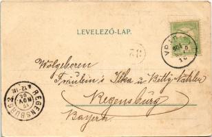 1904 Pöstyén-fürdő, Kúpele Piestany; Vigadó belső, Virágcsarnok / Redoutensaal, Blumenkiosk / music ...