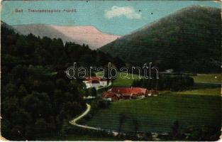 1916 Trencsénteplic, Trencianske Teplice; A Baracskán. Wertheim Zsigmond kiadása / Auf der Baracska / spa (EB)