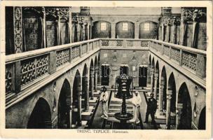 1930 Trencsénteplic, Trencianske Teplice; Hammam / Hamam fürdő, belső / Turkish bath, spa, interior (EK)