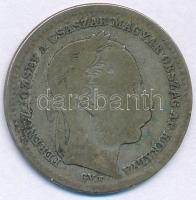 1868GYF 20kr Ag "Magyar Királyi Váltó Pénz" T:F,VG patina Adamo M11.1