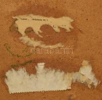 Luzsicza Lajos (1920-2005): Ősz a Mátrában. Olaj, farost, jelezve jobbra lent, hátoldalán Képcsarnok...