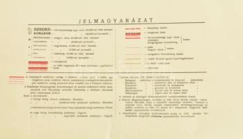 1943 Magyarország közigazgatási térképe. Két részből álló, nagyméretű térkép. 1 : 500.000. Bp., M. K...