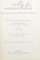 Dr. Schuchhardt Károly: Schliemann ásatásai. Trója, Tiryns, Mykéne, Orchomenos és Ithakában. Bp., 1892, MTA. Kiadói egészvászon kötés, kissé kopottas állapotban.