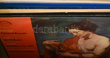 Nagy vegyes bakelit tétel, összesen kb. 70 db, közte magyarok és külföldiek, különböző zenei műfajok...