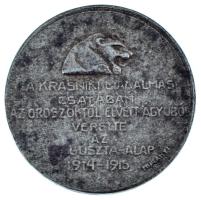 Osztrák-Magyar Monarchia 1915. "A Krasniki diadalmas csatában az oroszoktól elvett ágyúból vere...