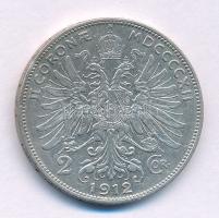 Ausztria 1912. 2K Ag "Ferenc József" T:VF Austria 1912. 2 Corona Ag "Franz Joseph&quo...