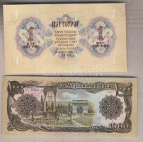 Afganisztán 1979. 1000A T:I + Mongólia 1955. 1T T:I