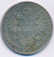 1835B 20kr Ag "I. Ferenc" T:XF,VF patina Hungary 1835B 20 Kreuzer Ag "Franz I" C...