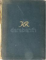 Radnóti Miklós (ford.): Jean de La Fontaine. Válogatott mesék. Fables choisies. ~ fordítása Sőtér István bevezetésével Bp., (1943.) Franklin-Társulat. 69 + (1) p. Első kiadás! {Kétnyelvű remekművek III.}. Kétnyelvű (francia-magyar) kiadás. Kiadói, aranyozott,sérült vászonkötésben