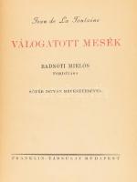 Radnóti Miklós (ford.): Jean de La Fontaine. Válogatott mesék. Fables choisies. ~ fordítása Sőtér Is...