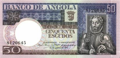 Angola 1973. 20Esc, 50Esc, 100Esc, 500Esc, 1000Esc komplett sor! T:I