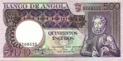 Angola 1973. 20Esc, 50Esc, 100Esc, 500Esc, 1000Esc komplett sor! T:I