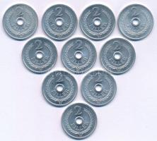 1973. 2f Al (10x) T:UNC,AU Adamo F1.1