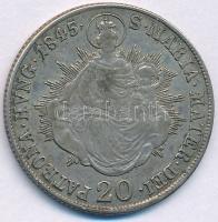 1845B 20kr Ag "V. Ferdinánd" T:XF,VF patina Hungary 1845B 20 Kreuzer Ag "Ferdinand V&...