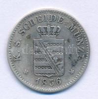 Német Államok / Szászország-Albertine 1856F 2gr (20pf) Ag "II. Frigyes Ágost" T:VF patina ...
