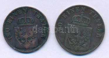 Német Államok / Poroszország 1855A 3pf Cu + 1855A 4pf Cu T:XF,VF ph.
German States / Prussia 1855A ...