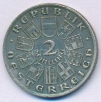 Ausztria 1928. 2Sch Ag "100 éve halt meg Schubert" T:F Austria 1928. 2 Schilling Ag "...