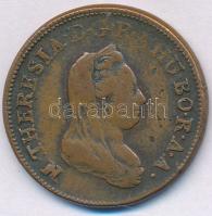 1780K 1kr Cu "Mária Terézia" Körmöcbánya T:VF,F ü. Huszár: 1762, Unger III.: 1274.a