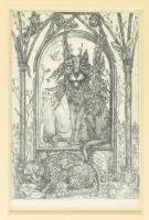 Balla Margit (1947- ): Alvajáró románc. Rézkarc, papír. Jelzett, számozott: IV./VII., üvegezett fakeretben, 21x14 cm.