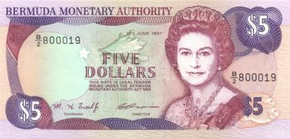 Bermuda 1997. 5$ T:I