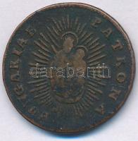 1765. Rézdenár "Mária Terézia / zárt korona" T:F patina Huszár: 1756., Unger III.: 1278