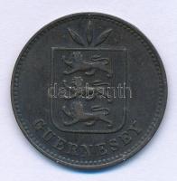 Guernsey 1902H 4D bronz T:VF Guernsey 1902H 4 Doubles bronze C:VF Krause KM#5