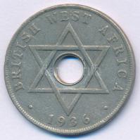 Brit Nyugat-Afrika 1936. 1p Cu-Ni "VIII. Eduárd" T:VF
British West Africa 1936. 1 Penny C...