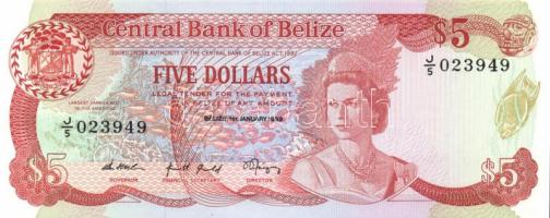 Belize 1989.1.1. 5$ T:I R!