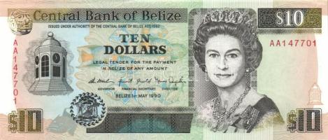 Belize 1990. 10$ T:I