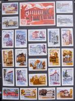 1970-76 920 darabos szépen rendezett szovjet gyufacímke-gyűjtemény mappában, kartonlapokon / collect...