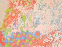 Zoltán Mária Flóra (1937-): Szőlős csendélet. Olaj, farost. Jelezve balra fent. Hátoldalán Artrend é...