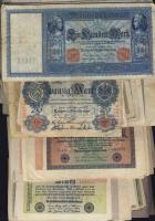 Német Birodalom 1904-től 160 klf db bankjegy Rosenberg-katalógus szerint rendezve; alszámok, vízjel,...