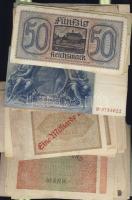 Német Birodalom 1898-tól 184 klf db bankjegy Rosenberg-katalógus szerint rendezve; alszámok, vízjel,...