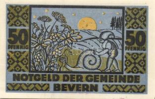 Német Birodalom / Weimari Köztársaság / Bevern 1921. 25Pf (2x) + 50Pf (2x) + 75Pf (2x), 6 klf db, te...